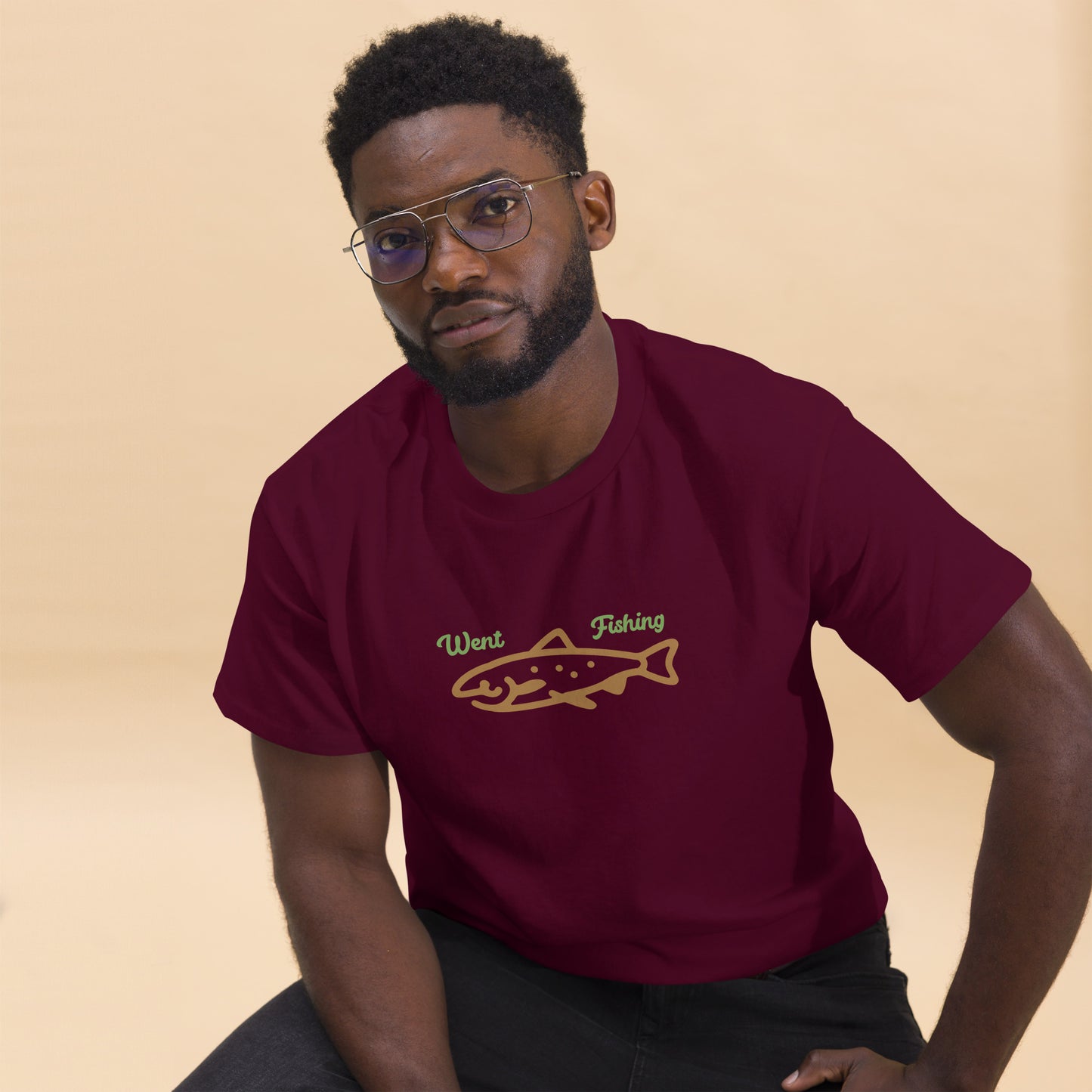 Went Fishing Men's classic tee